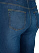 Super tunna Amy jeans med slitning och hög midja, Dark blue, Packshot image number 4