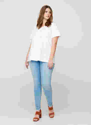 Basis t-shirt, Bright White, Model image number 2