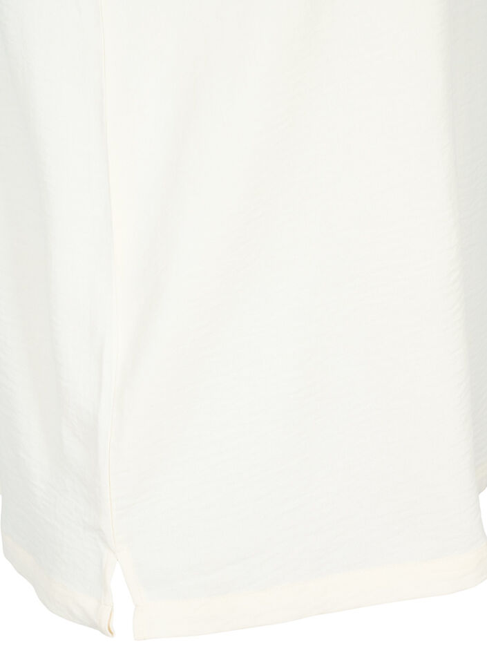 &Auml;rml&ouml;s topp med rynkdetaljer, Vanilla, Packshot image number 3