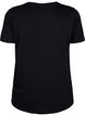 T-shirt med textmotiv, Black W. Black, Packshot image number 1