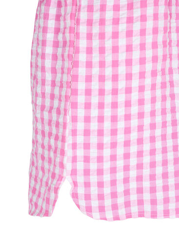 Rutiga pyjamashorts i bomull, Pink Check, Packshot image number 3
