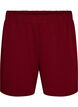 L&ouml;st sittande shorts med fickor, M&ouml;rk Bordeaux, Packshot image number 0