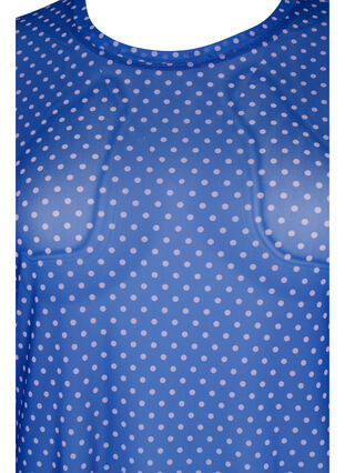 Mesh-tröja med tryck, Classic Blue Dot, Packshot image number 2