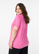 T-shirt med tryck, Rosa, Model image number 2