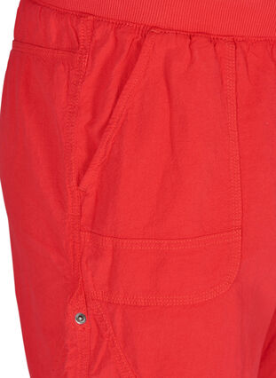 Bekväma shorts, Lipstick Red, Packshot image number 2