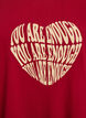 T-shirt med tryck, R&ouml;d, Packshot image number 2