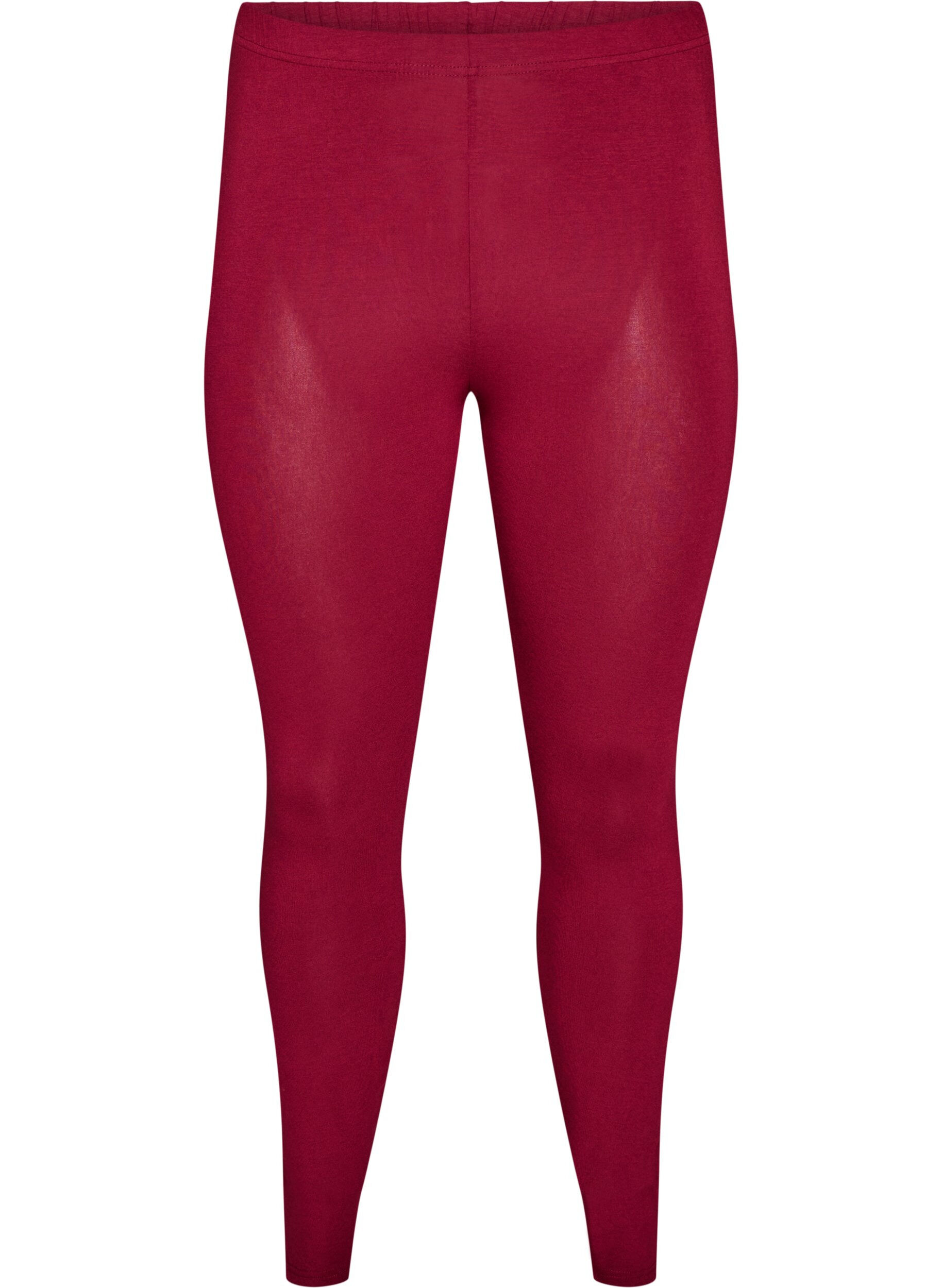 ZizziBasleggings i viskos, R&ouml;d, Packshot image number 0