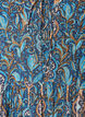 Blus med paisleym&ouml;nster och spetsdetalj, Bl&aring;, Packshot image number 2