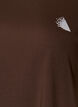 Enf&auml;rgad tr&auml;nings-T-shirt, Brun, Packshot image number 2