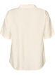 Skjortblus med armb&aring;gsl&aring;nga &auml;rmar och blommiga detaljer, Beige, Packshot image number 1