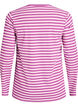 Randig blus med l&aring;nga &auml;rmar, Lila, Packshot image number 1