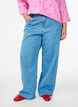 Jeans med vida ben och h&ouml;g midja, Bl&aring;, Model image number 2