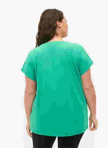 Kortärmad t-shirt för träning, Mint, Model image number 1