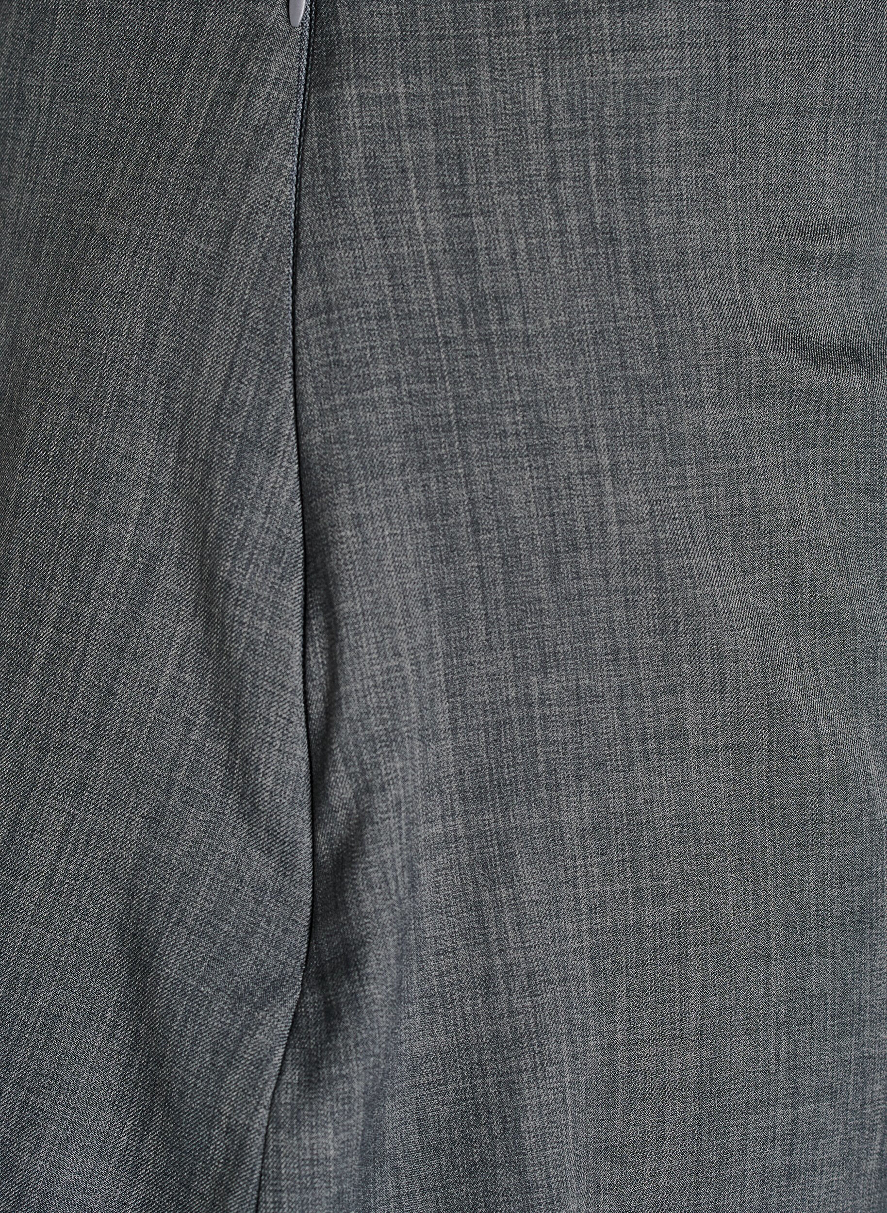 Zizzi Byxor med rak passform och kjol, Gr&aring;, Packshot image number 3