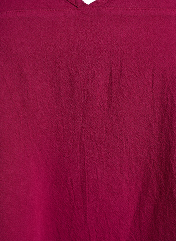 Kort&auml;rmad kl&auml;nning i bomull, R&ouml;d, Packshot image number 2