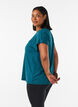 Enf&auml;rgad tr&auml;nings-T-shirt, Gr&ouml;n, Model image number 2