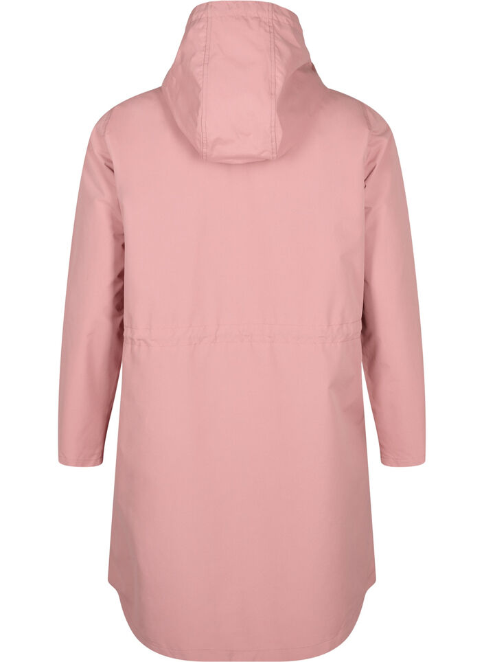 FLASH - Vattenavvisande parka med huva, Ash Rose, Packshot image number 1