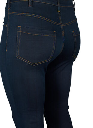 Super slim Amy jeans med hög midja, Tobacco Un, Packshot image number 3