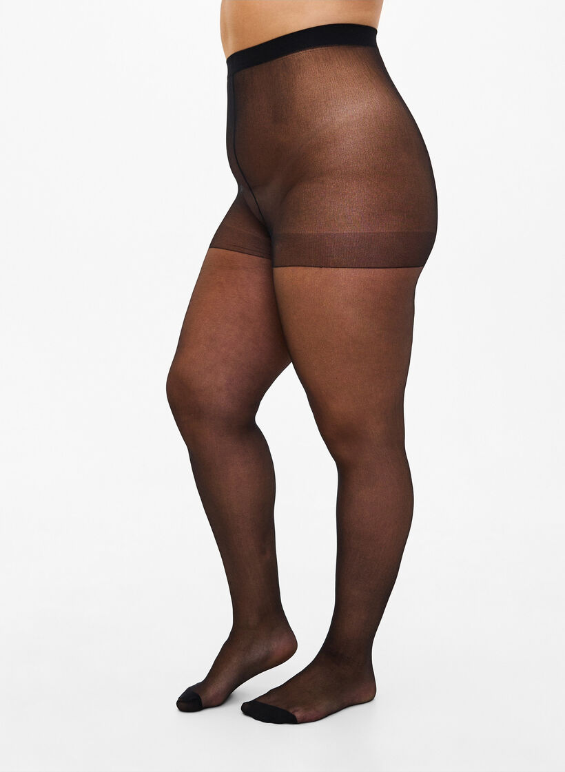 2-pack strumpbyxor i 20 denier, Svart, Model image number 0