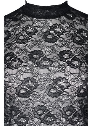 Långärmad spetstopp, Black Lace, Packshot image number 2