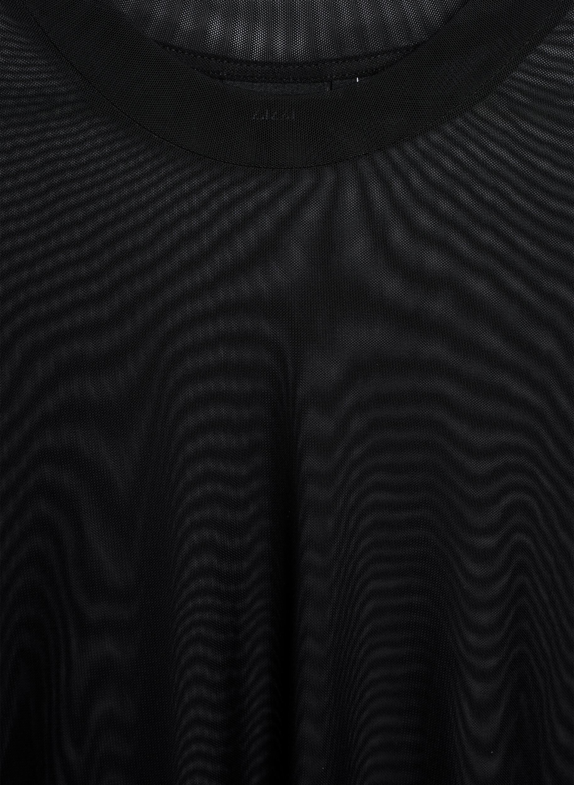 Zizzi Meshblus med korta &auml;rmar, Svart, Packshot image number 2