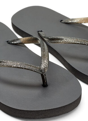 Flip-flops med glitter, Black, Packshot image number 2