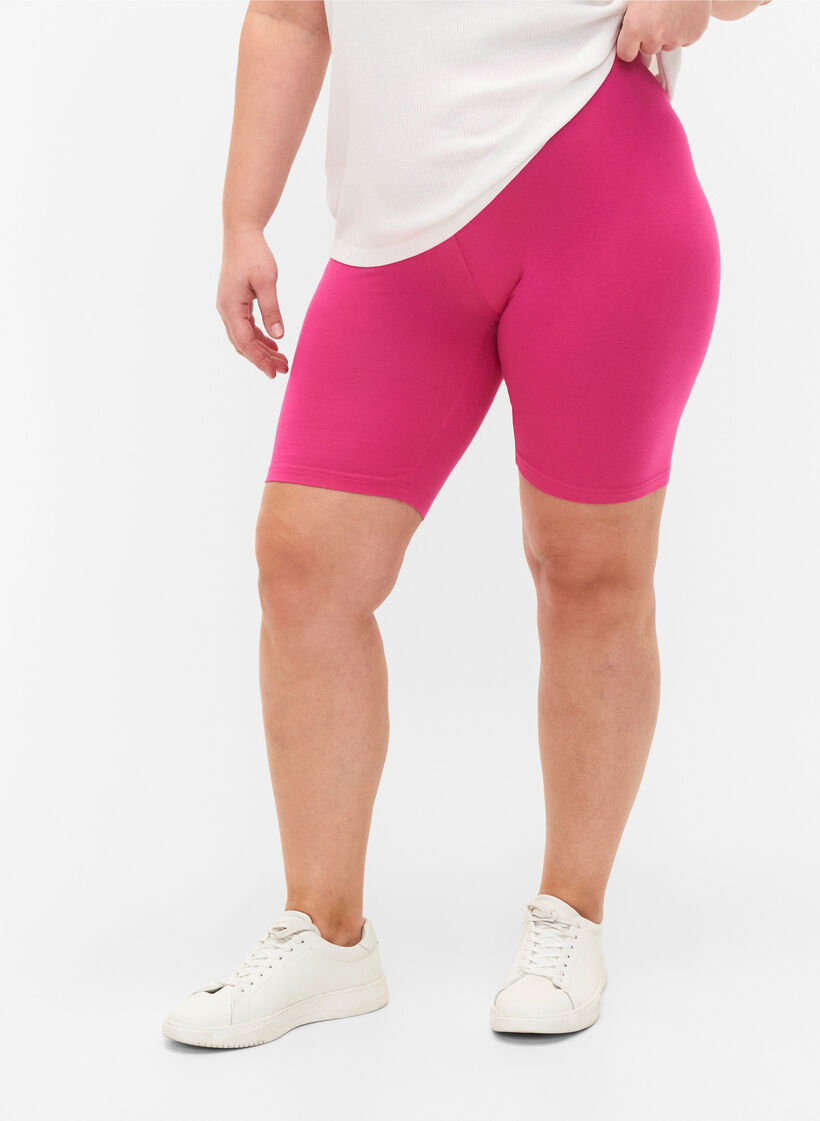 Enf&auml;rgad cykelbyxa, Rosa, Model image number 0