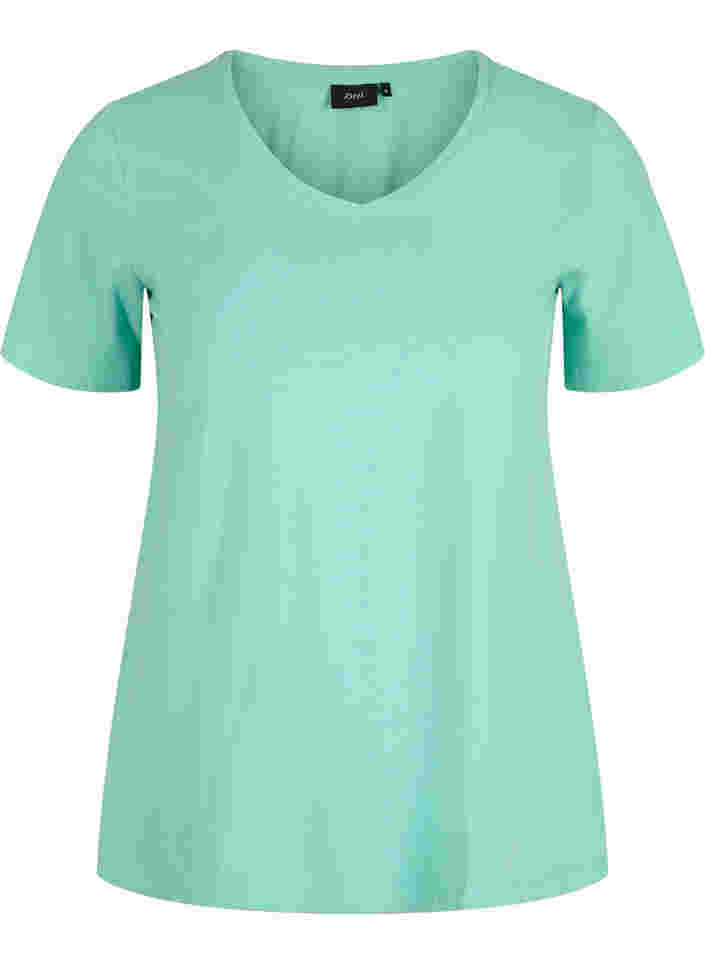 Basis t-shirt, Dusty Jade Green, Packshot image number 0
