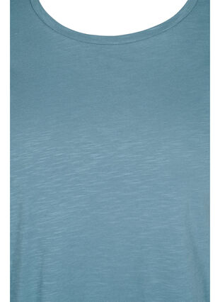 Kortärmad t-shirt i bomull, Goblin Blue, Packshot image number 2