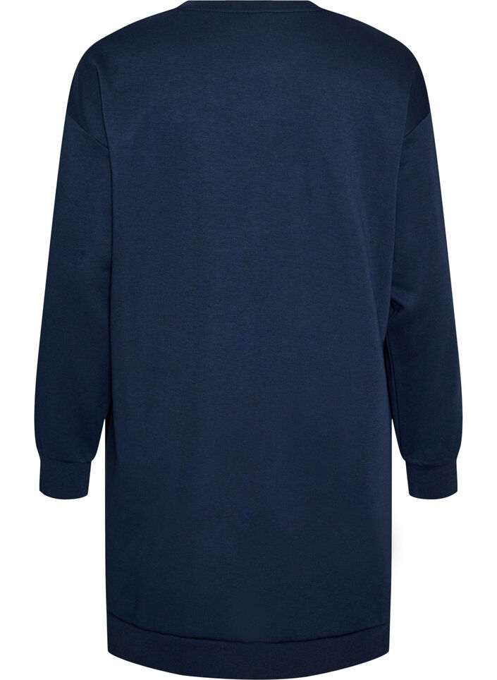 L&ouml;s sweatshirtkl&auml;nning med fickor, Bl&aring;, Packshot image number 1