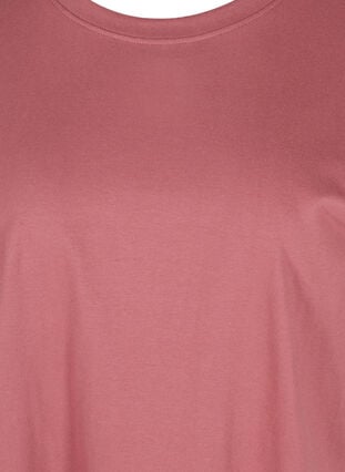 Kortärmad t-shirt i bomull, Deco Rose, Packshot image number 2
