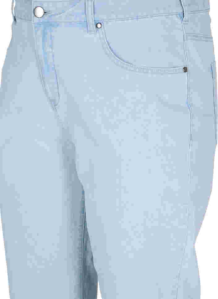 Raka jeans med ankellängd, Light blue denim, Packshot image number 2
