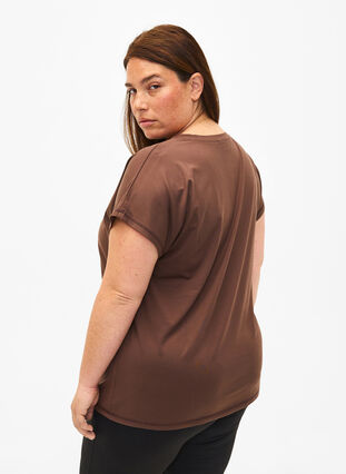 Kortärmad t-shirt för träning, Chocolate Martini, Model image number 1