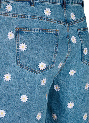 Mille shorts med hög midja och broderade blommor, L.B. Flower, Packshot image number 3
