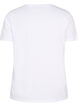 T-shirt från FLASH med tryck, Bright White, Packshot image number 1