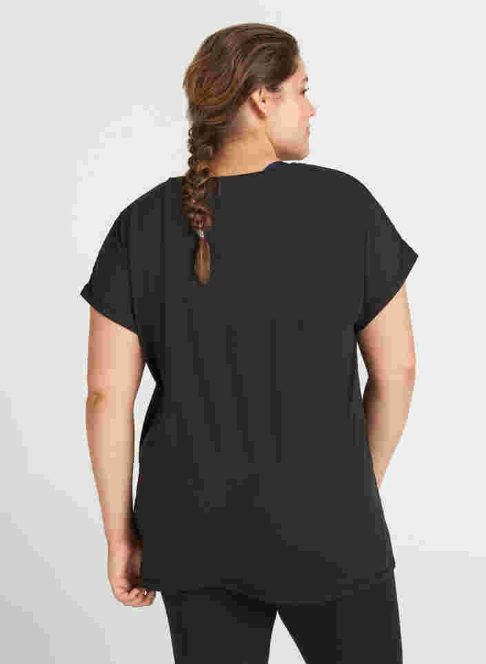T-shirt, Black, Model image number 0