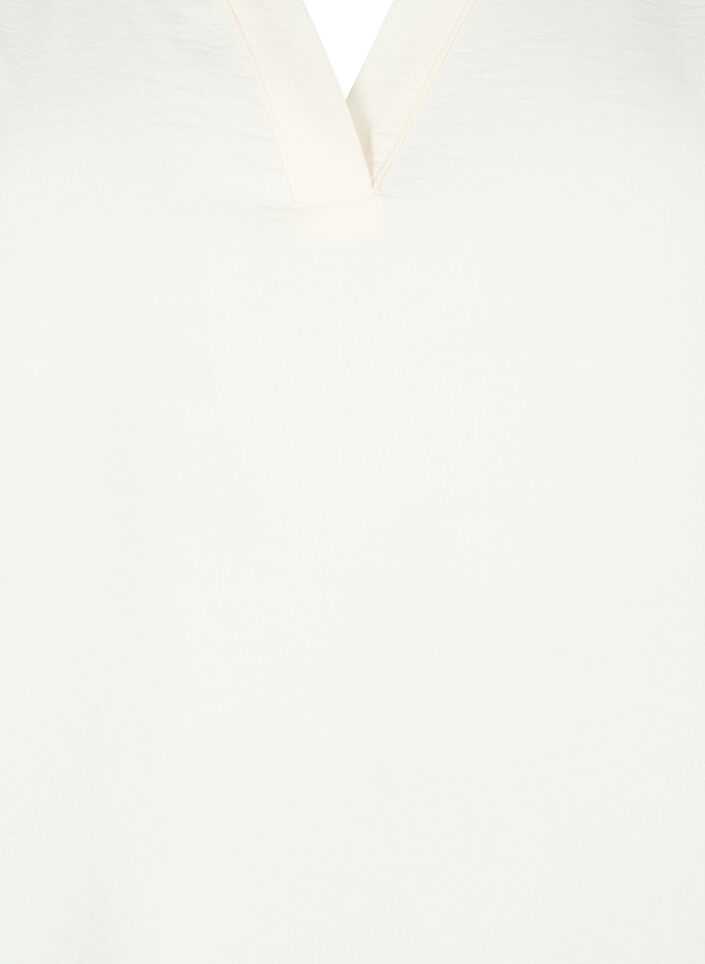 &Auml;rml&ouml;s topp med rynkdetaljer, Vanilla, Packshot image number 2