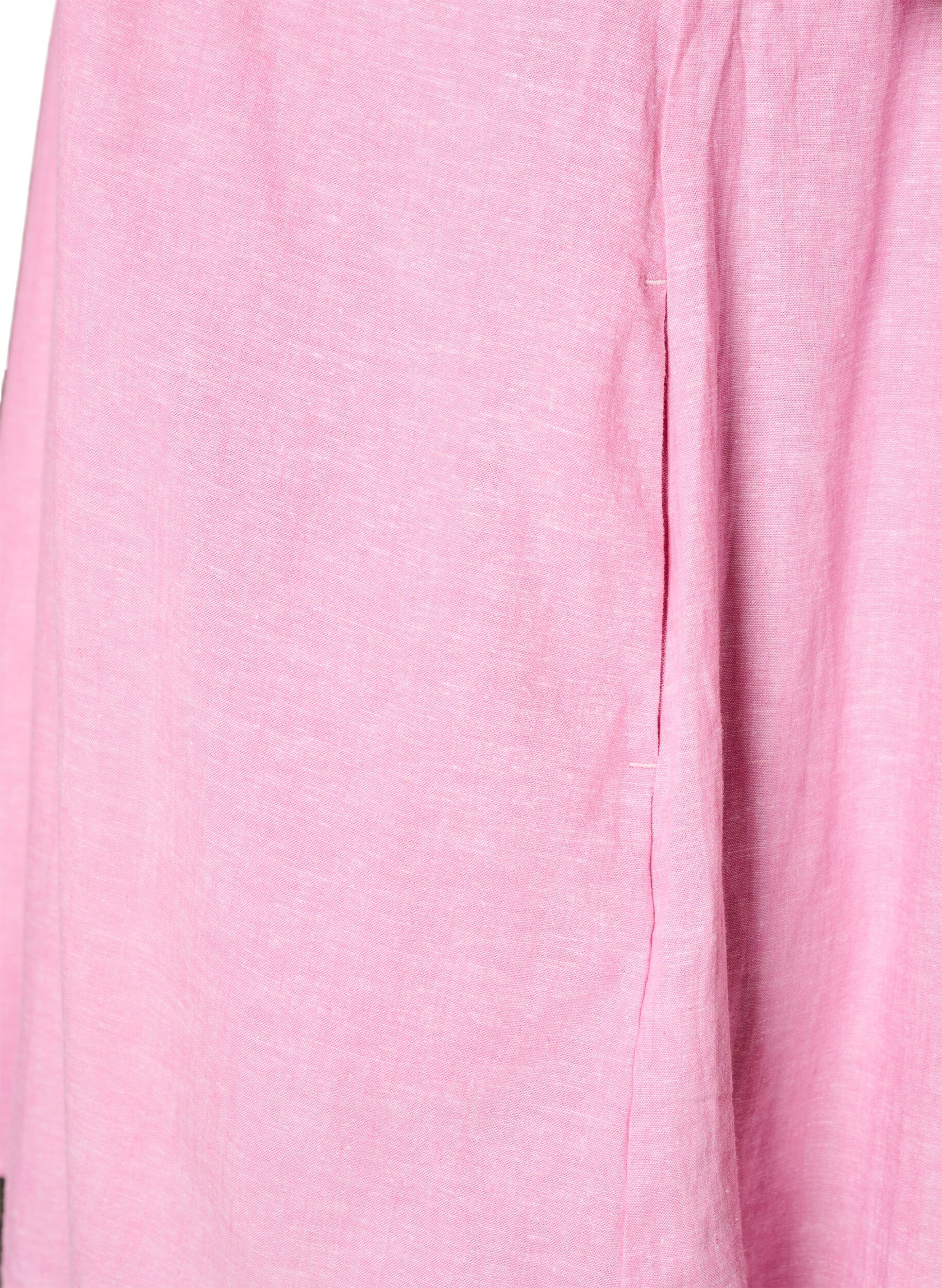 ZizziTunika i linne och viskos med A-linjeform, 2169, Packshot image number 3