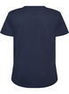 Jul-t-shirt i ekologisk bomull, Bl&aring;, Packshot image number 1