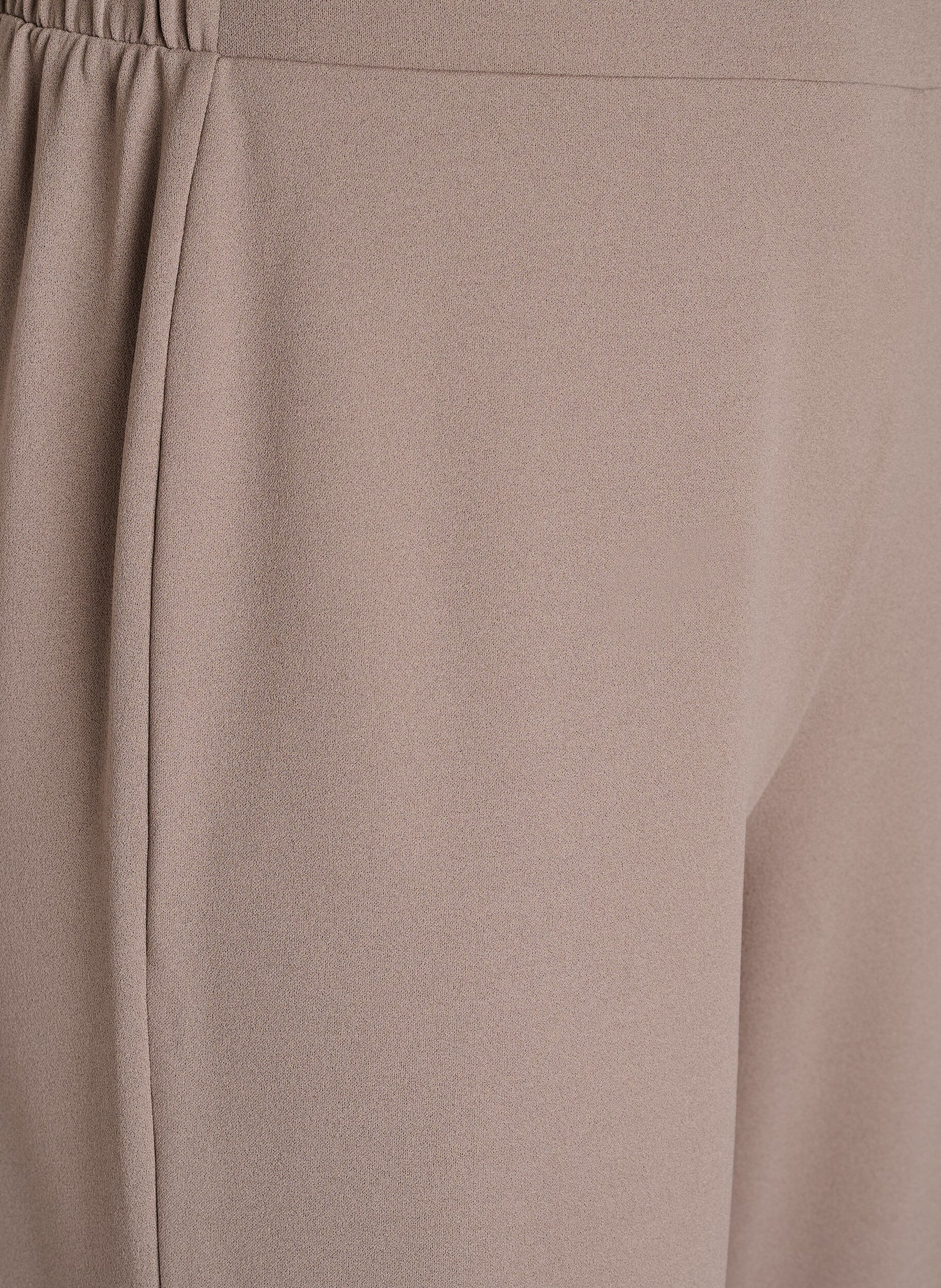 ZizziByxor med vida ben, Beige, Packshot image number 2
