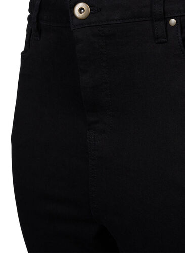Bea jeans med super slim fit och extra hög midja, Black, Packshot image number 2