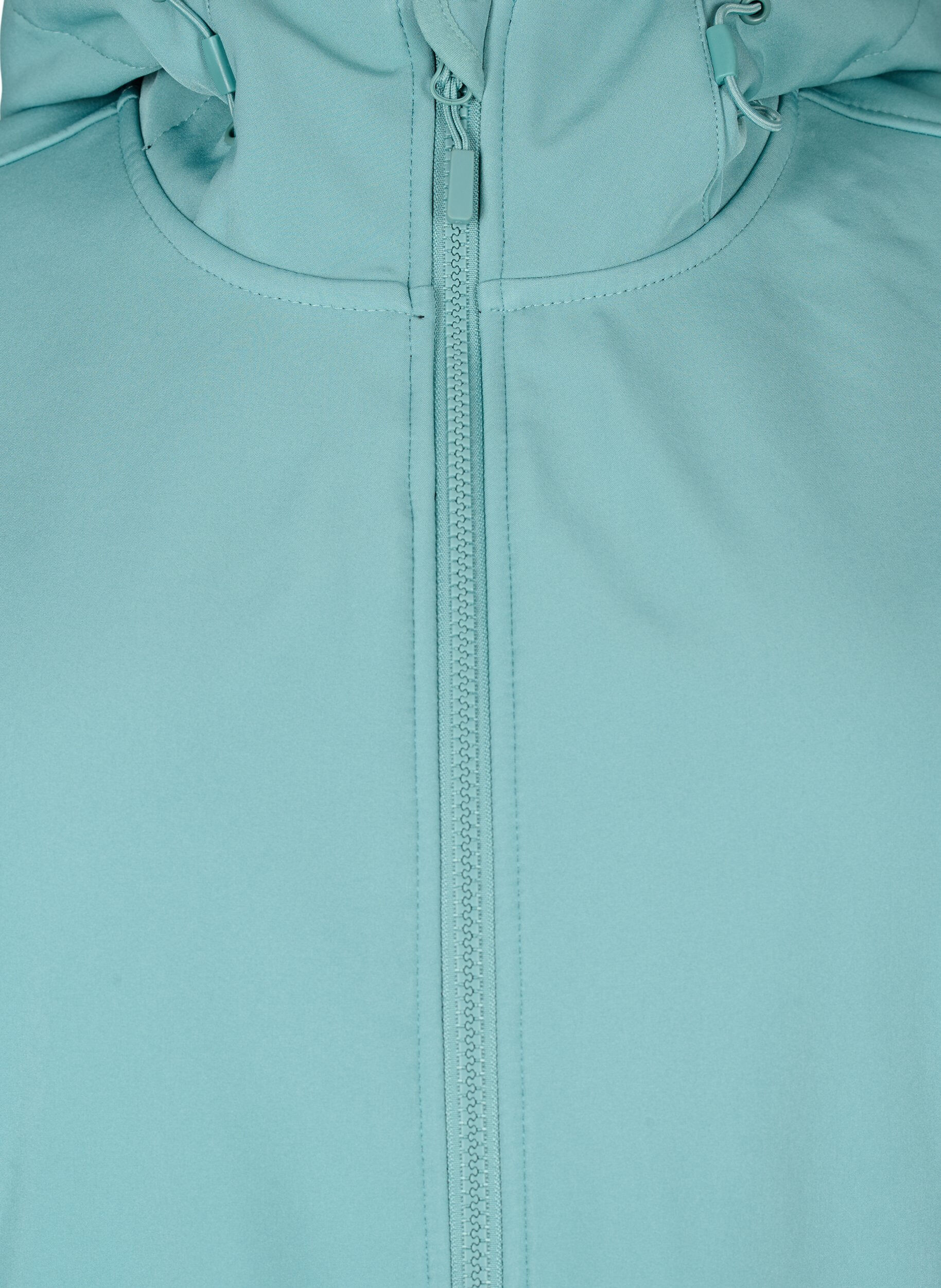 Zizzi Kort softshelljacka med fickor, Arctic, Packshot image number 2