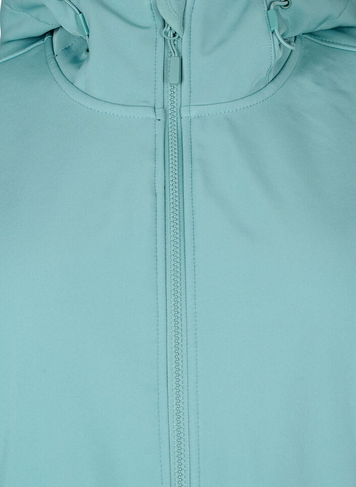 Kort softshelljacka med fickor, Arctic, Packshot image number 2