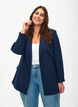 Klassisk blazer med knapp, Navy Blazer, Model image number 0