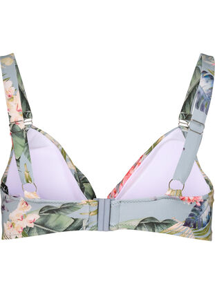 Mönstrad bikini-bh med bygel och uttagbara inlägg, Kolyptus Print, Packshot image number 1
