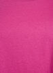 Kort&auml;rmad t-shirt i bomullsblandning, Rosa, Packshot image number 2