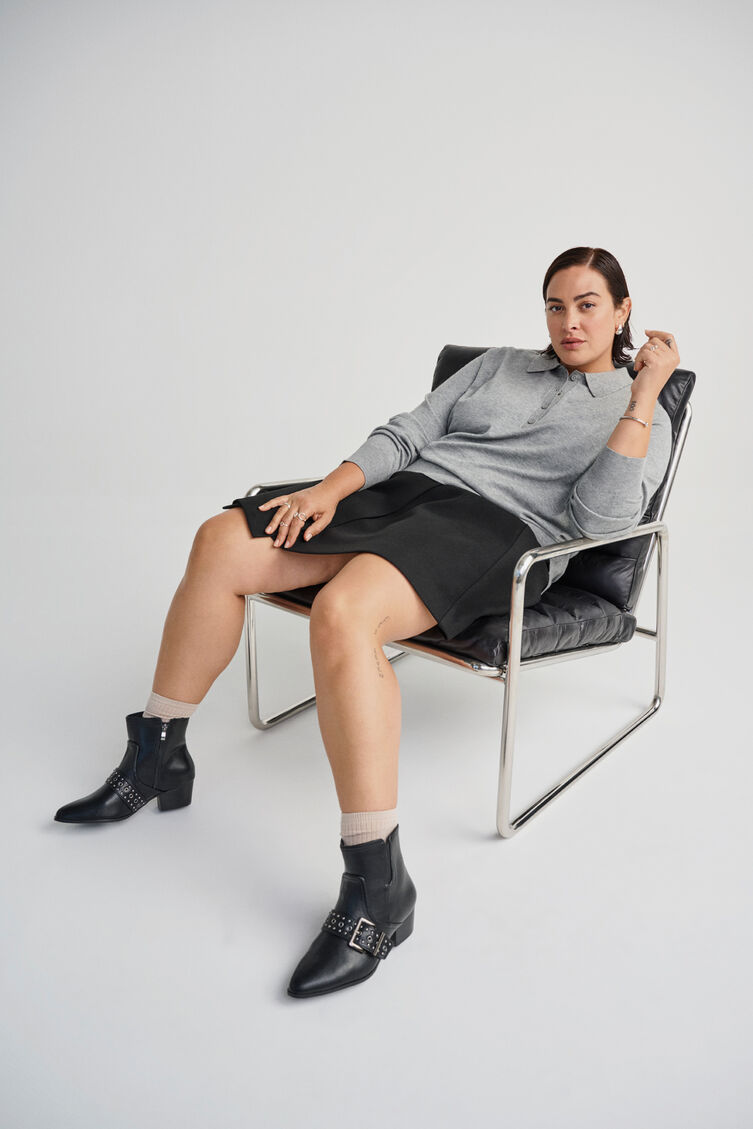 Ankelkänga med spänne, , Model