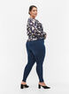 Jeggings i bomullsmix, Dark blue denim, Model image number 1