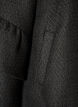 Jacka i boucl&eacute; med volangdetaljer, Svart, Packshot image number 3