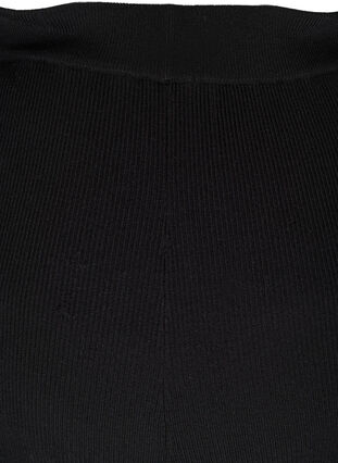 Stickade gravidbyxor, Black, Packshot image number 2